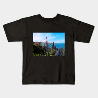 Golden Gate Bridge San Francisco California Photography Kids T-Shirt